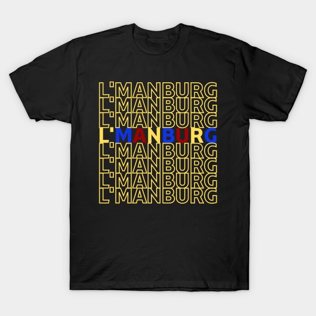 Lmanburg Repeated pattern T-Shirt by The Sober Art